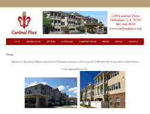 Tablet Screenshot of cardinalplace.org